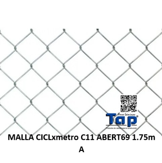 Imagen de MALLA CICLxmetro C11 ABERT69 1.75m A