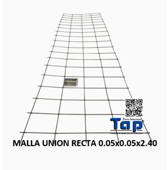 Imagen de MALLA UNION RECTA 0.05x0.05x2.40