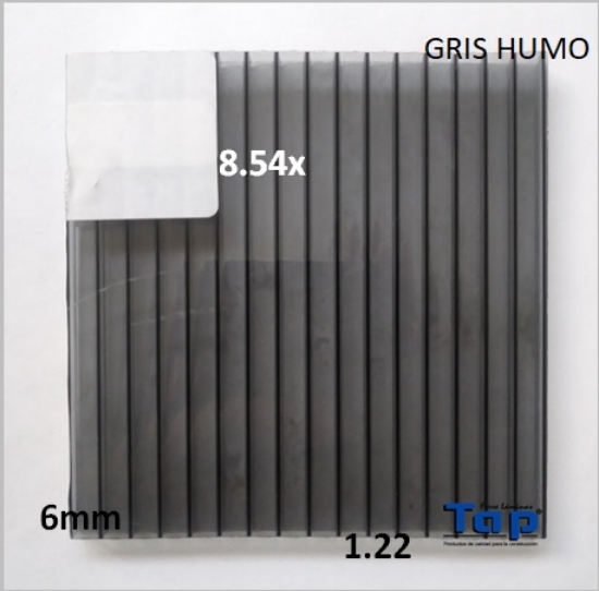 Imagen de POLI CEL 06 1.22X 8.54 GRIS HUMO MULTIWALL