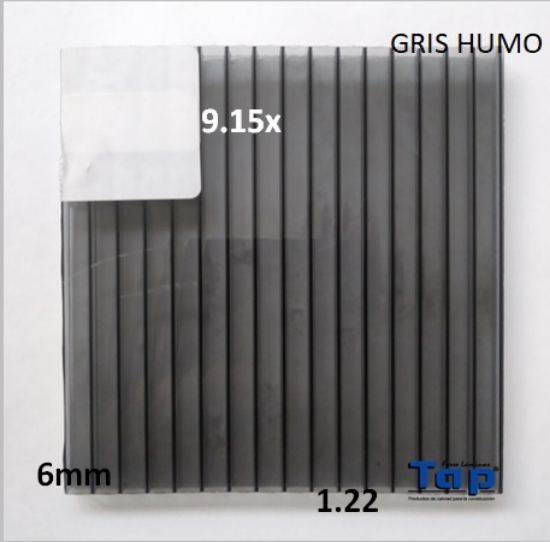 Imagen de POLI CEL 06 1.22X 9.15 GRIS HUMO MULTIWALL