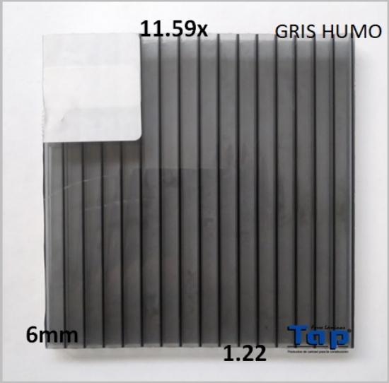 Imagen de POLI CEL 06 1.22X11.59 GRIS HUMO MULTIWALL
