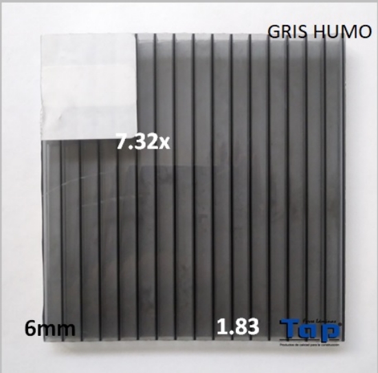 Imagen de POLI CEL 06 1.83X 7.32 GRIS HUMO MULTIWALL