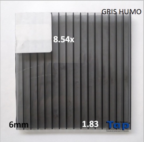 Imagen de POLI CEL 06 1.83X 8.54 GRIS HUMO MULTIWALL