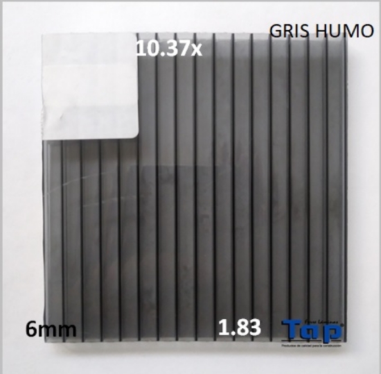 Imagen de POLI CEL 06 1.83X10.37 GRIS HUMO MULTIWALL