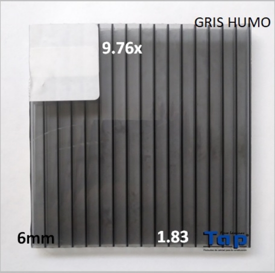 Imagen de POLI CEL 06 1.83X 9.76 GRIS HUMO MULTIWALL