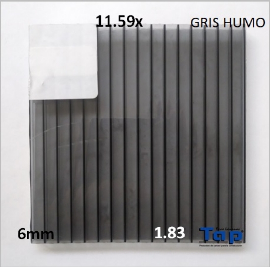 Imagen de POLI CEL 06 1.83X11.59 GRIS HUMO MULTIWALL