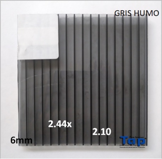 Imagen de POLI CEL 06 2.10X 2.44 GRIS HUMO MULTIWALL