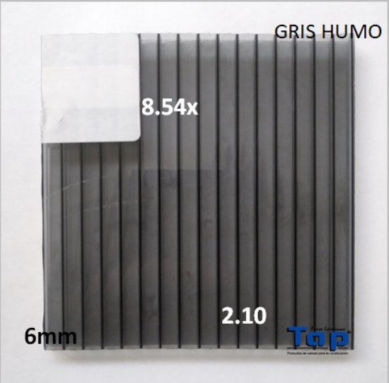 Imagen de POLI CEL 06 2.10X 8.54 GRIS HUMO MULTIWALL