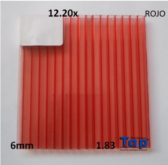 Imagen de POLI CEL 06 1.83X12.20 ROJA MULTIWALL