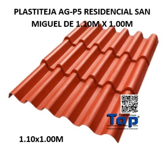Imagen de PLASTITEJA AG-P5 RESIDENCIAL SAN MIGUEL DE  1.10M X 1.00M