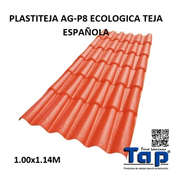 Imagen de PLASTITEJA AG-P8 ECOLOGICA TEJA ESPAÑOLA 1.14M X 1.00M
