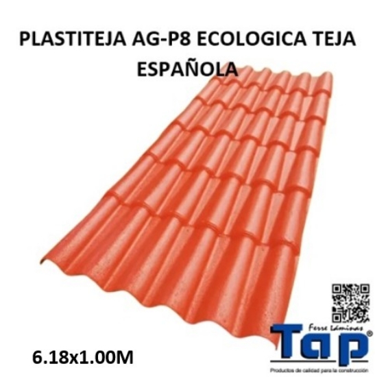 Imagen de PLASTITEJA AG-P8 ECOLOGICA TEJA ESPAÑOLA 6.18M X 1.00M